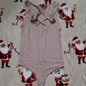 Strappy Front Bodysuit